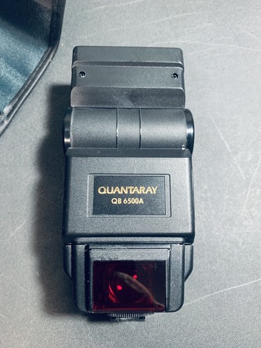 Quantaray QB-6500A Black Portable Shoe Mount Detachable Camera Flash - Picture 5 of 7