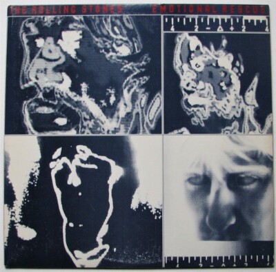 ROLLING STONES  Emotional Rescue  LP  1980 Album  Rolling Stones Rec COC 16015