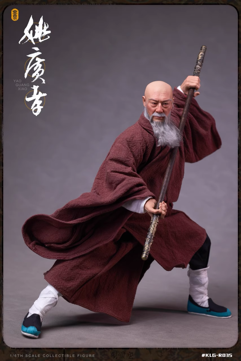 Figurine 1/6 Yao Guangxiao Moine Barbu - Échelle 1/6 - Boîte Neuve - Pour Collectionneurs 12 Ans Et Plus