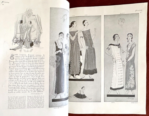 Femina Noel Magazine ~ October 1923 ~ Chanel Molyneux Pigeat Albin Guillot - Imagen 9 de 16