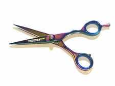 5.5" Dog Trimming Cutting Grooming Scissors Titanium Multi Color German Steel