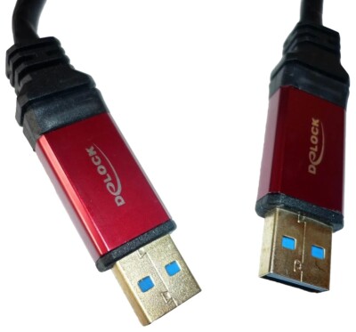 USB 3.0 Kabel Anschlusskabel 5m Verbindungskabel AST AST SuperSpeed Delock 82747