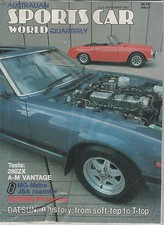 Sports Car World 1982 Jul Datsun Nissan issue Datsun 280ZX Fairlady Jowett Jupit