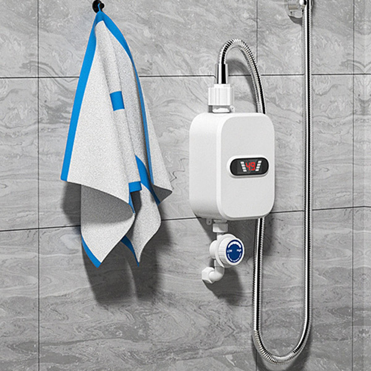 3500W Tankless 3 sec Fast Hot Water Heater Househol Shower Portable Bathroom  | eBay