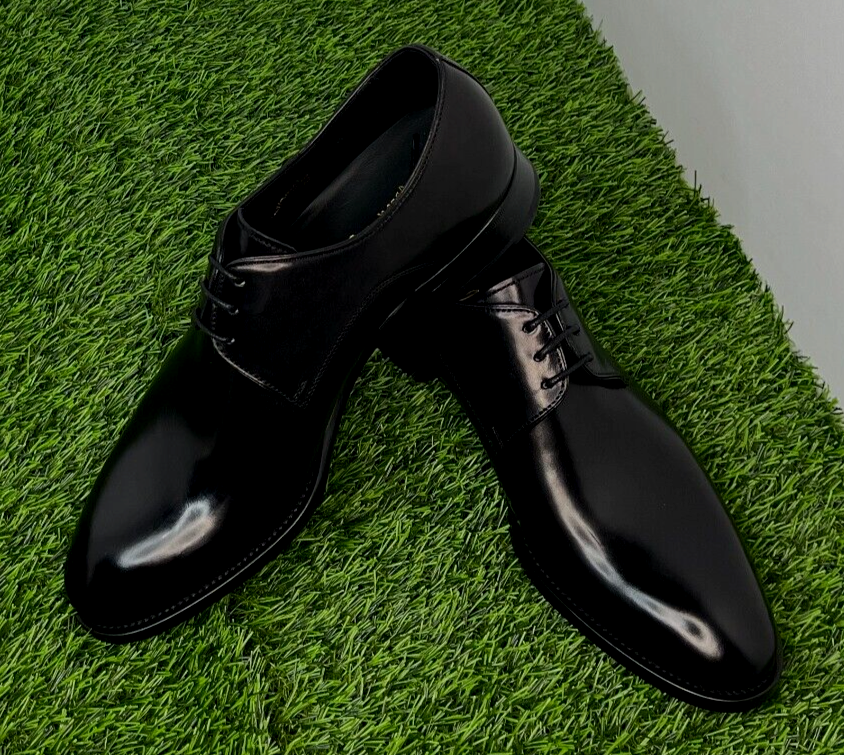 SAOLA Paul Evans derby uomo nero taglia US7 UK6 stringato made in Italy