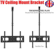 TV Ceiling Mount Bracket Adjustable Drop 96-116cm for Most of VESA 32"-70" TVs