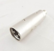 1x Microphone Mic/AMP Audio Cable Adapter XLR 3 Pin Male Plug To RCA Female Mono