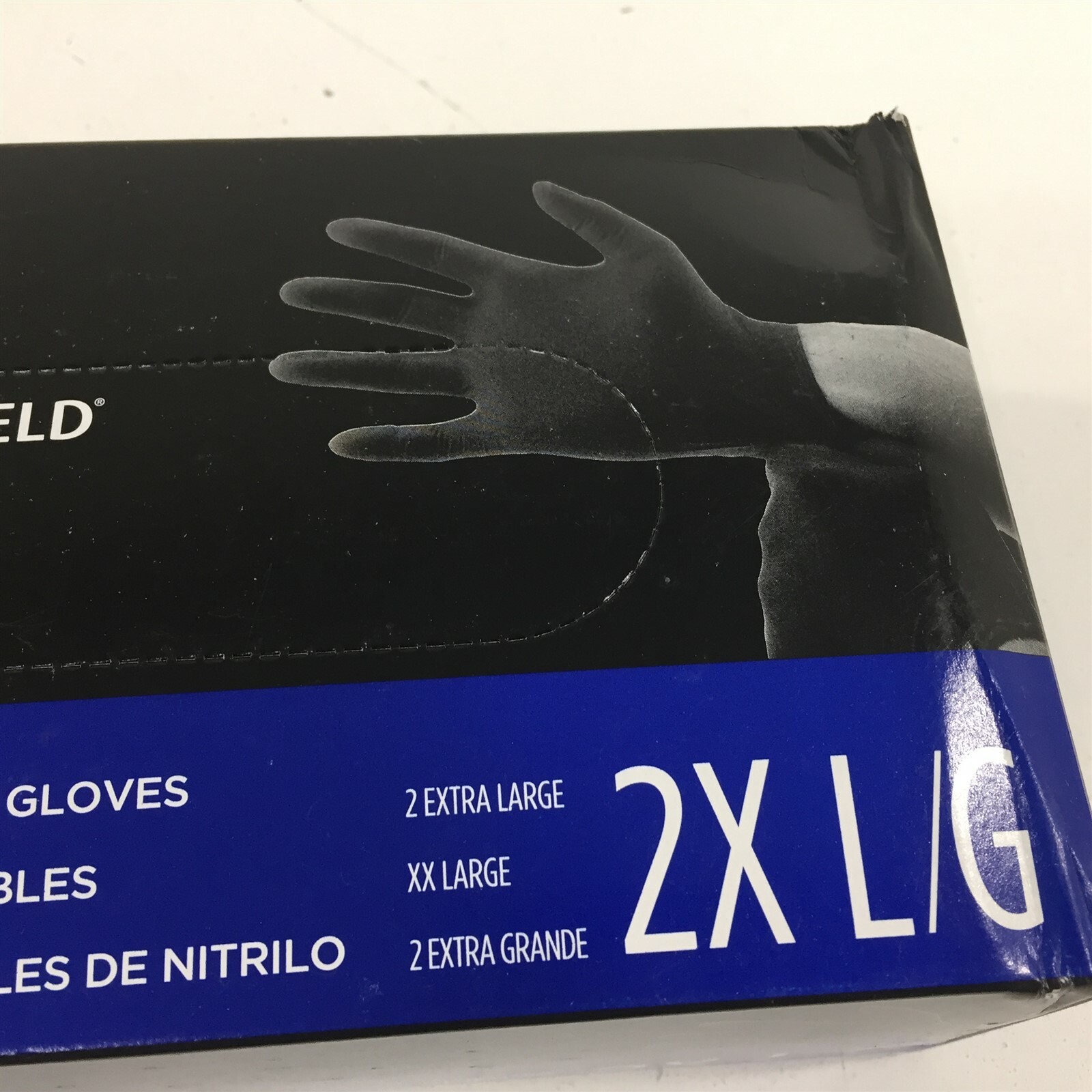Westchester 2920 Nitrile Disposable Gloves Black 2XL/XL 5 Mil Box of
