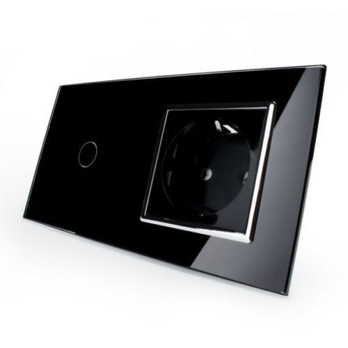 LIVOLO Touch Sensor Lichtschalter Dimmer Wechselschalter Steckdosen Glasrahmen - Bild 115 von 257