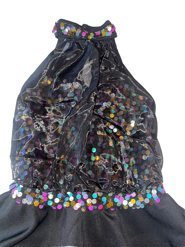 Weissman танец костюм средний ребенка MC черный кран джаз балет блестки юбка 13786 - Изображение 3 из 4