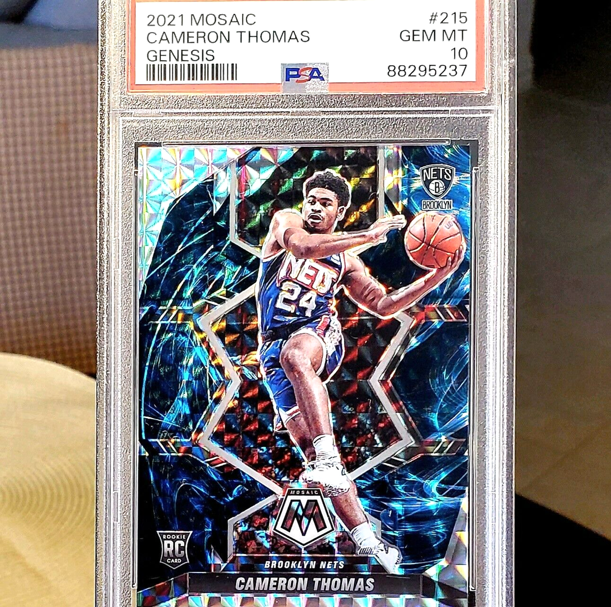 幽遊白書TCG PANINI アメリカ限定 プロモカード Cameron Thomas - ROOKIE - 2021 Panini Mosaic - Genesis (Case Hit