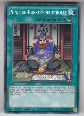 Yu-GI-OH Ninjitsu Kunst Schriftrolle Comon MP17-DE117 NEU!