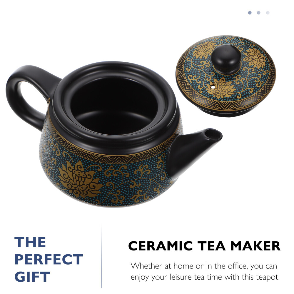 Vintage Ceramic Tea Kettle Tea Making Pot Retro Porcelain Teaware 250ml