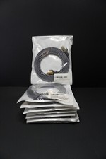Lot of 8 Cat 8 X003246YBL Nylon 40Gbps/2000Mhz RJ46 Connector Ethernet Cable 6ft
