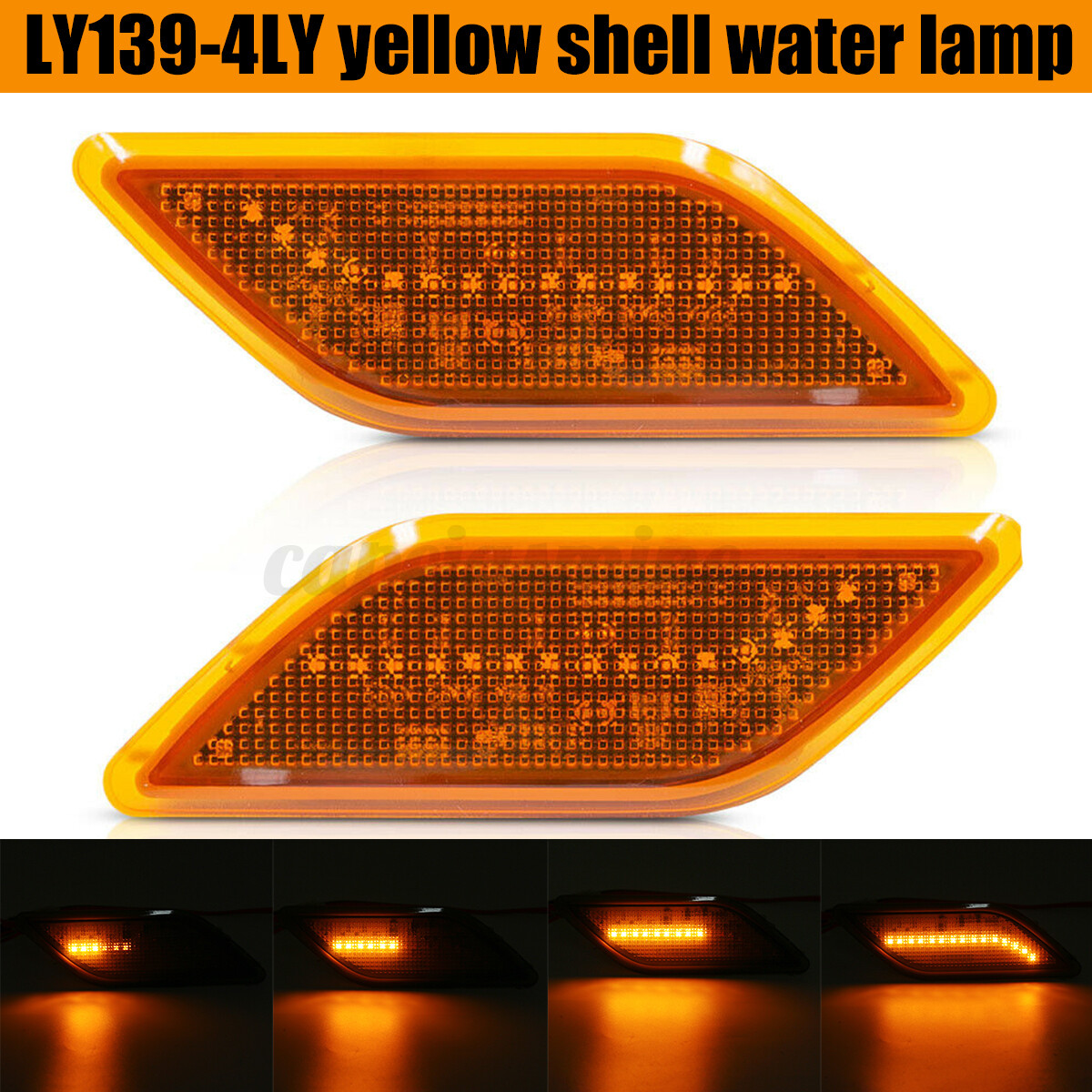 2X Front Bumper Side Marker Light For Mercedes Benz W212 EClass 1013