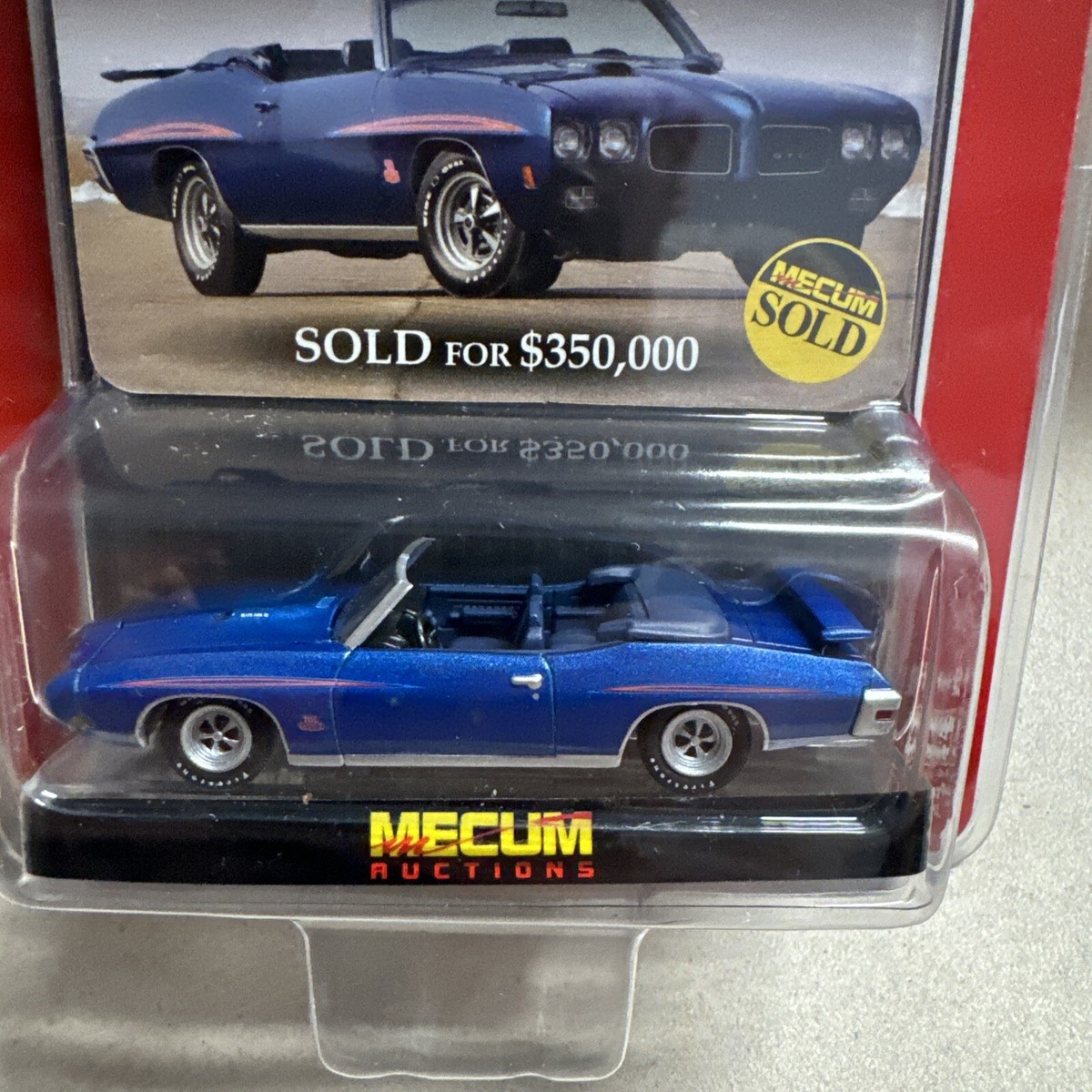 Greenlight 1:64 Mecum Auction Block 1970 Pontiac GTO Judge