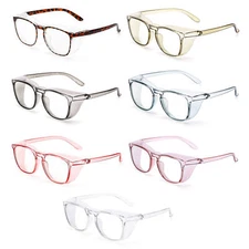 Anti Pollen Safety Goggles Square Glasses Anti Fog Blue Light Blocking Unisex