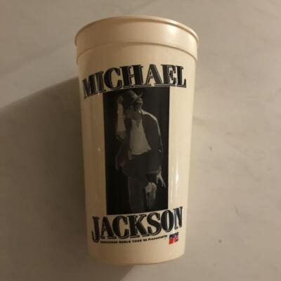 マイケルジャクソン Dangerous World Tour Pepsi カップ MICHAEL JACKSON 1992s Plastic Dangerous World Tour Pepsi Cup | eBay