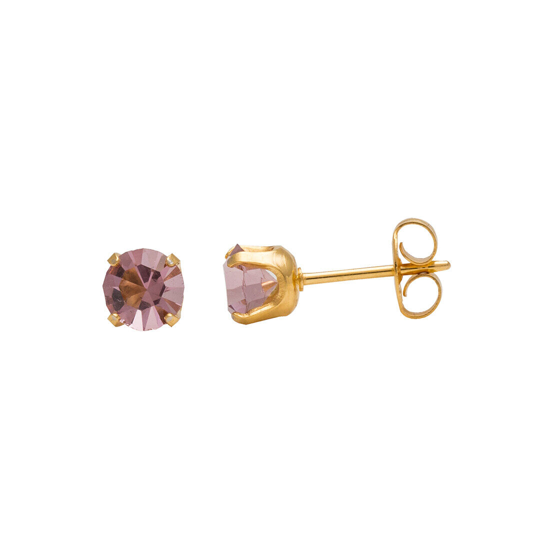 Ear Piercing Earrings Gold Mini Syst Birthstone Factory outlet Luxury goods 