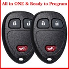 2 New Replacement Keyless Entry Remote Car Key Fob Clicker Control for 15913420