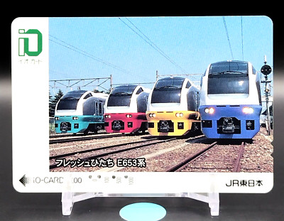 Frische Hitachi E653 Serie Prepaid iO Karte für Zug Gebraucht Japan Japanisch...