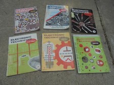 Vintage Lot of Six Electronic Technician Magazine 1957, 1959