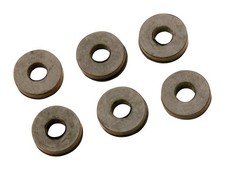 Plumb Pak PP805-31 Black Rubber Flat Connection Faucet Washer 17/32 Dia. in.