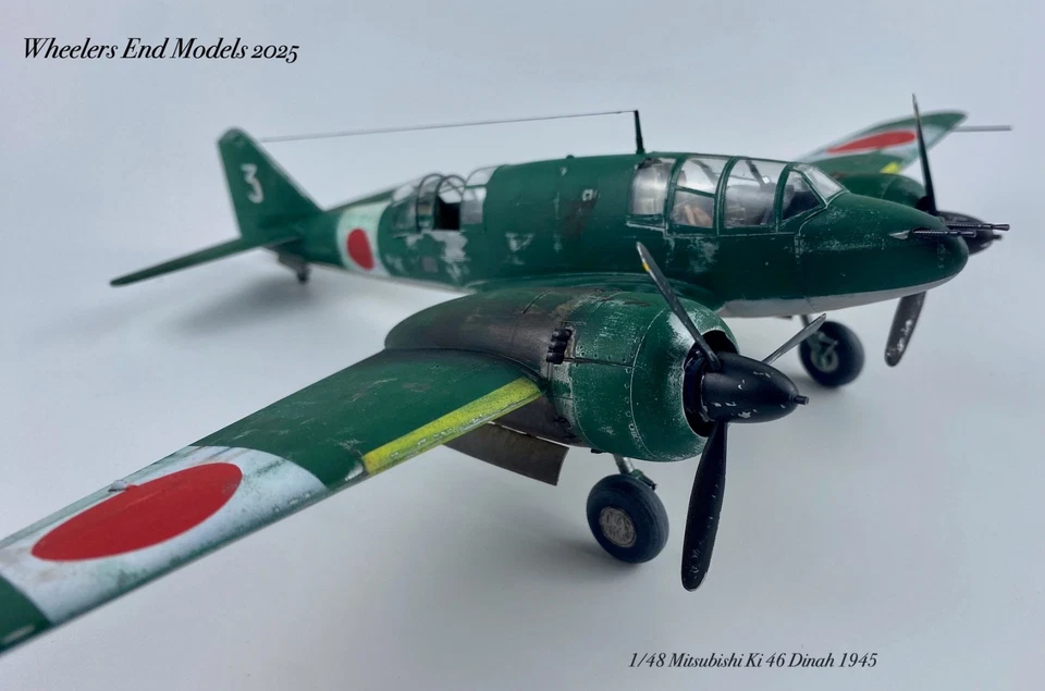 Pro built 1/48 Tamiya Japanse Mitsubishi Ki46 Dinah air defence fighter - Image 4 of 4