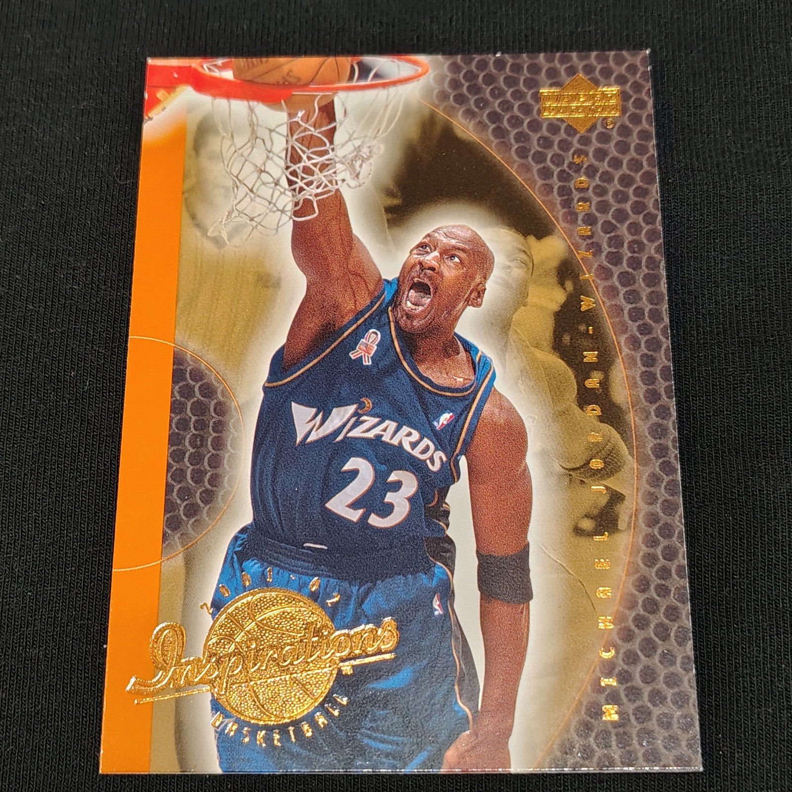 2001-02 Upper Deck Inspirations # 90 Michael Jordan Card (J) Washington Wizards