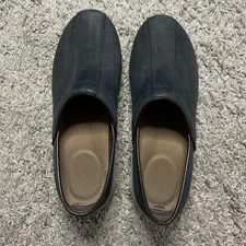 Dansko Shoes Womens 37 Shaina Comfort Work Slip On Clog 4115751278 Blue Leather 