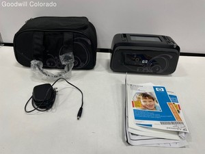 HP PhotoSmart Printer A646 Black Carrying Case Power Supply Paper Not