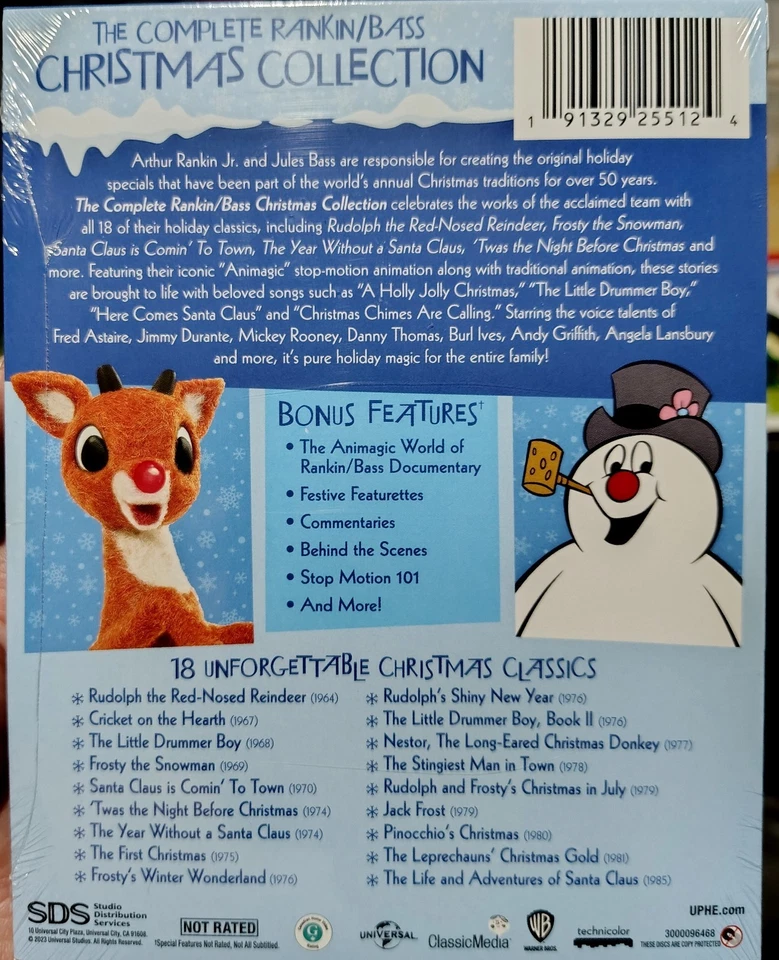 Complete Rankin/Bass Christmas Collection (5 Blu-ray-2023) NEW - Image 2 of 2