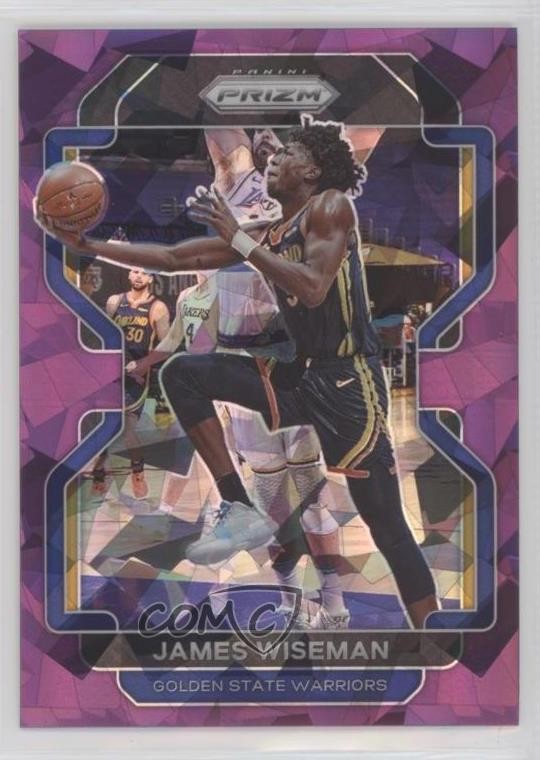 2021-22 Panini Prizm Purple Ice Prizm 54/149 James Wiseman #61 0yg0