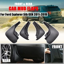 Mud Flaps Front Rear For Ford Explorer2011-2019 Splash Guard Mudguards Body Kit