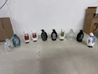 Lot Of (10) Vintage FENTON Art Glass  Penguin Hand Painted Signed