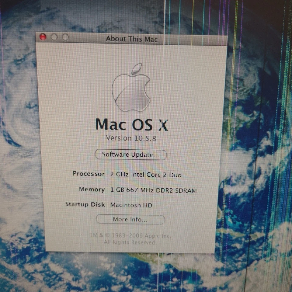 Apple iMac G5 2 GHz 1GB 17in EMC 2114 160GB Storage, Pro Keyboard, Screen Lines - Image 4 of 4