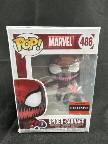 Funko Pop! Vinyl: Marvel Spider-Carnage AAA Anime (Exclusive) #486 IN PLASTIC