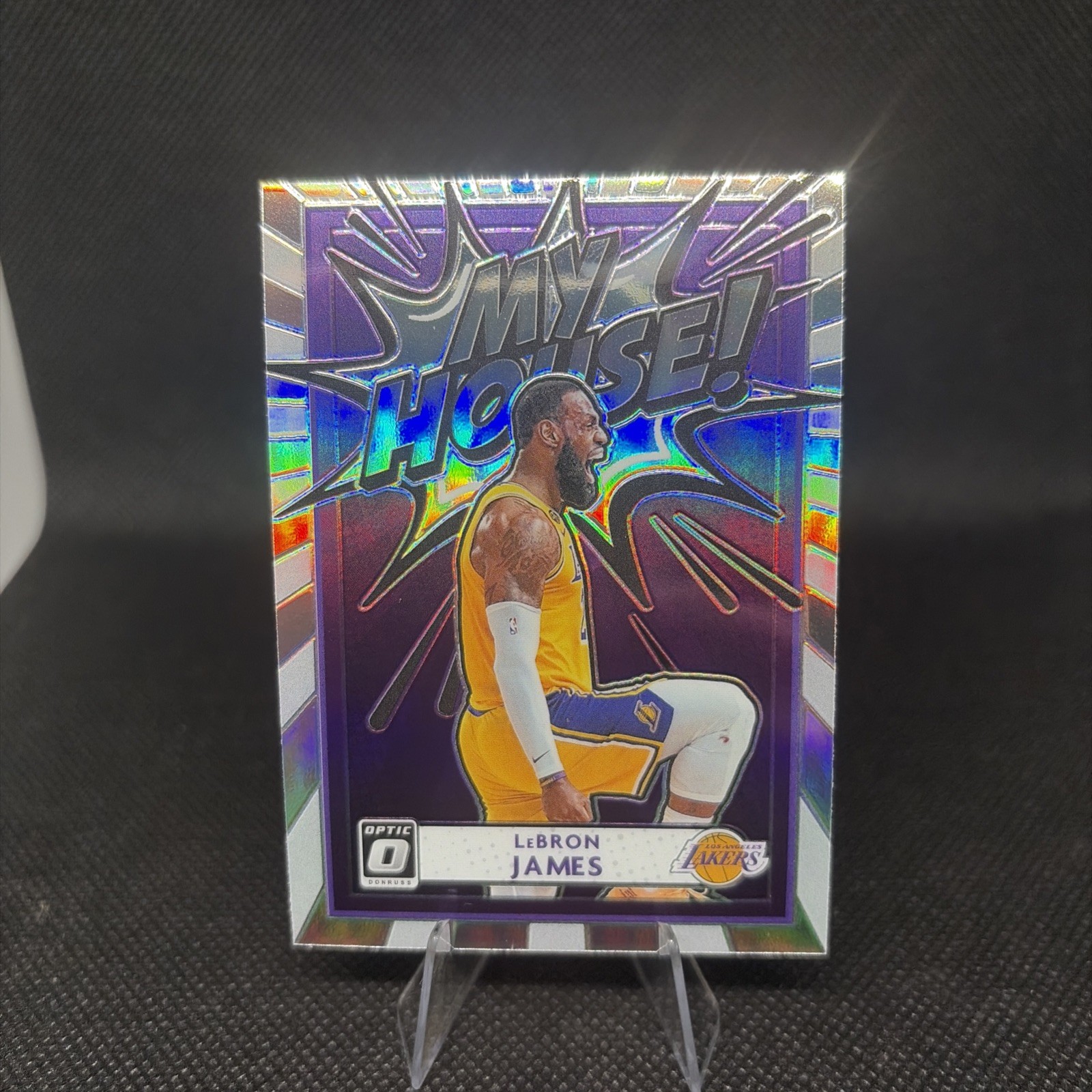 2020-21 DONRUSS OPTIC BASKETBALL Lebron James MY HOUSE SILVER PRIZM