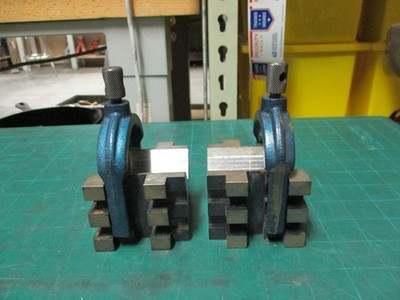 MACHINIST  TOOLS * V-BLOCKS * PAIR WITH CLAMPS