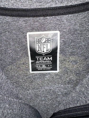 Jacksonville Jaguars Football 1/4 Zip Men’s XL Gray Pullover NFL Team Apparel - Picture 3 of 4