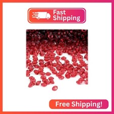 The Crafts Outlet 1,000pc Faceted Plastic Transparent Beads Rondelle 6x4mm Chris