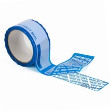 350 PCS Blue Tamper Evident Security Label 2x6 Inch Serial Numbered Void