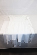 Dress Off Shoulder Party Dress Bodycon Ruffle Cocktail Midi White XL Women's