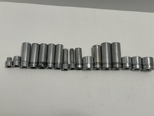 Snap On 38 Drive Random Mixed Sockets Lot Of 17