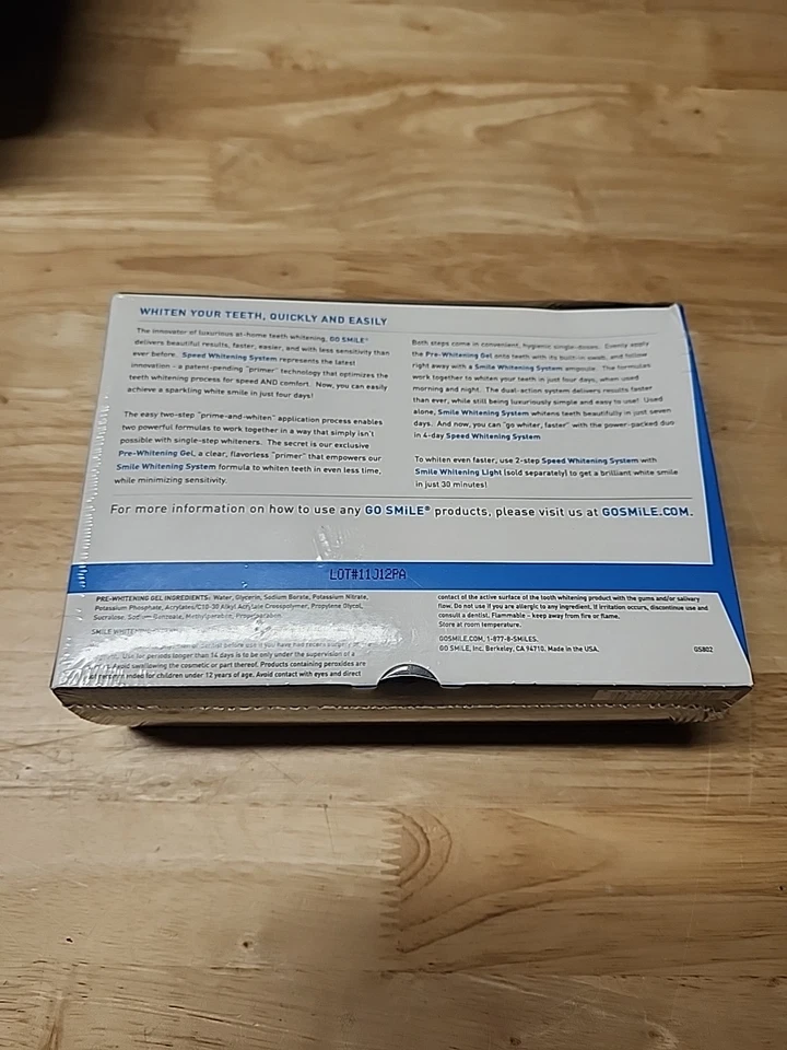 Nuevo Sistema de Blanqueamiento de Dientes Blanco Profesional GO SMILE - Recarga de 4 Días Foto 3 de 3