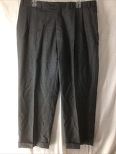 Men's 35 Gray Chaps Ralph Lauren Dress Pants
