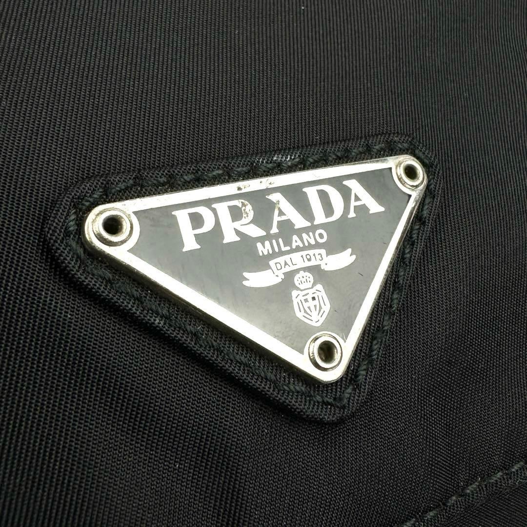 Prada Triangular Logo Shoulder Bag Silver Hardwar… - image 3