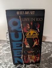VHS Tapes Vintage QUEEN Live In Rio Live In Budapest We Will Rock You Box Set Us