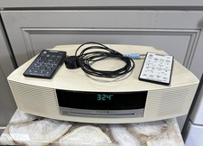 Bose Wave Music System AWRCC2 CD AUX AM/FM Clock Radio  Remotes-Not Working