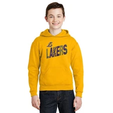 Outerstuff Los Angeles Lakers Youth Boys Size Playground Logo Pullover Fleece...